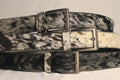 Cowhide Hair-On Leather Belts - Genuine Cow Skin Unisex Belts